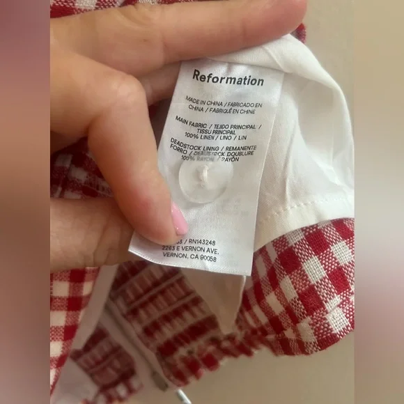 Reformation Eloise Linen Top - Picture 8 of 8